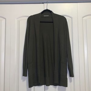 LIKE NEW Pink Clover Olive Cardigan, Size Small